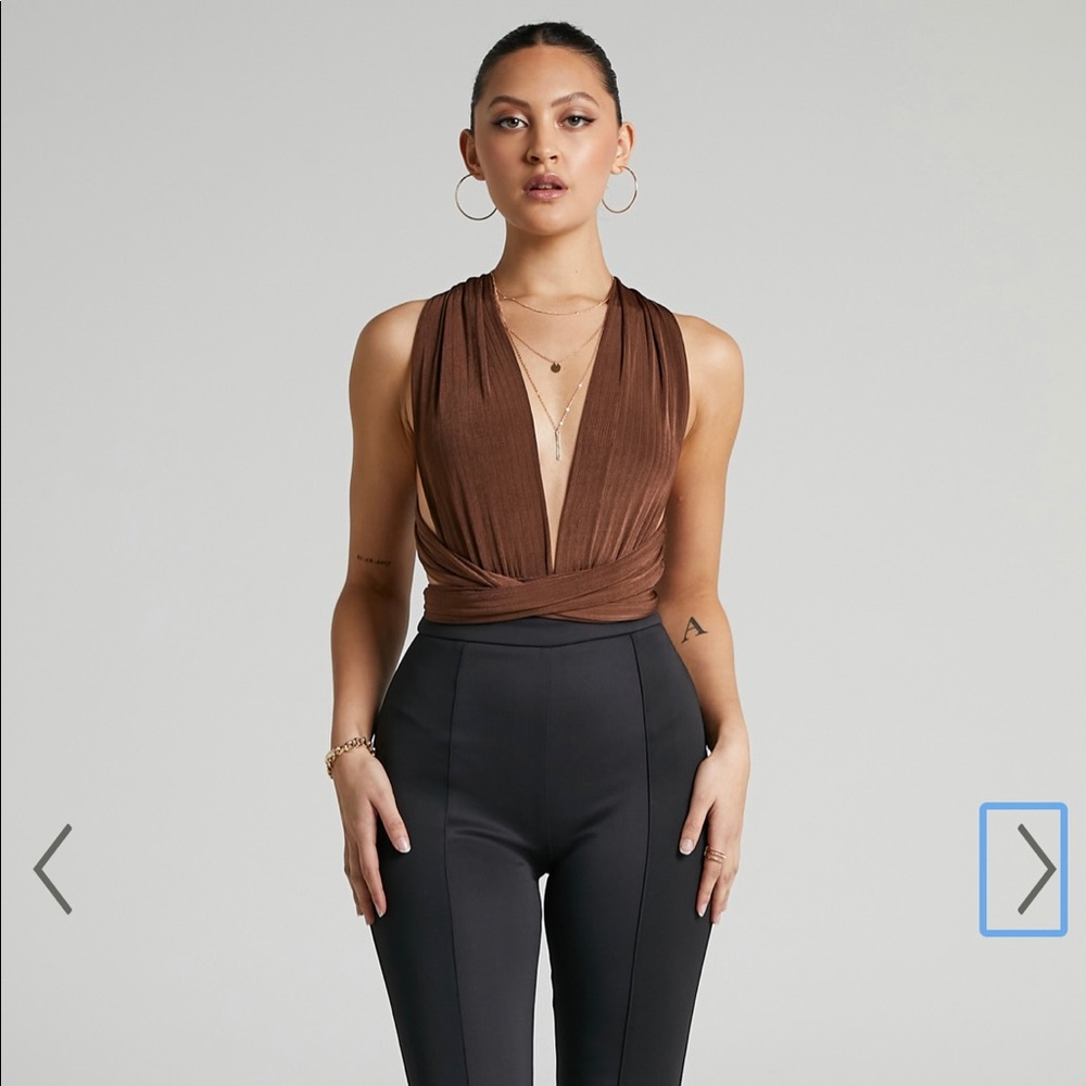 Brown Body Suit